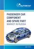 PASSENGER CAR COMPONENT AND SPARE PART MARKET IN RUSSIA