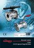 BS EN ISO 9001 FM Worcester Controls 5 Series BS 5351 Approved Flanged Ball Valves