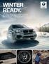 WINTER ORIGINAL BMW PARTS, ACCESSORIES, SERVICES, CAR CARE, AND LIFESTYLE.