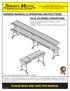 SMART MOVE OWNERS MANUAL & OPERATING INSTRUCTIONS AX & ZX SERIES CONVEYORS PLEASE READ AND SAVE THIS MANUAL