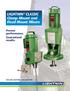 LIGHTNIN CLASSIC Clamp-Mount and Fixed-Mount Mixers