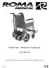 Model P001 Wheelchair Powerpack. User Manual. Please ensure the manual is read and understood before installation and use