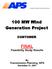 100 MW Wind Generation Project
