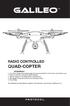 Galileo RADIO CONTROLLED QUAD-COPTER