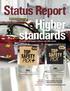 Higher standards. Status Report. 62 models meet tougher criteria to earn IIHS awards ALSO IN THIS ISSUE