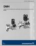 GRUNDFOS DATA BOOKLET DMH. Hydraulically actuated piston diaphragm dosing pumps and accessories 60 Hz