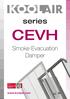 series CEVH Smoke Evacuation Damper