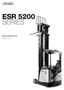 ESR 5200 SERIES. Specifications Reach Truck
