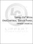 Level-Up With OneControl Touch Panel OWNER'S MANUAL