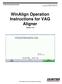 WinAlign Operation Instructions for VAG Aligner