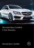 Mercedes-Benz Certified 2 Year Warranty.