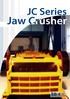 JC Series Jaw Crusher