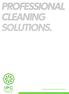 PROFESSIONAL CLEANING SOLUTIONS.