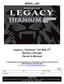 Legacy Titanium HF MULTI Battery Charger Owner's Manual