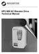 HPV 600 AC Elevator Drive Technical Manual