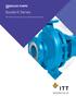 Goulds IC Series. ISO Chemical Process Pumps for Worldwide Applications