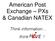 American Post Exchange PXs & Canadian NATEX. Think information think