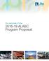 An overview of the ALABC Program Proposal