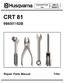 I Illustrated Parts List CRT B. Tiller. Repair Parts Manual
