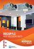 RECUP/LC HEAT RECOVERY UNITS F7 F7 R.I.T.E. Reglamento de instalaciones térmicas en edificios
