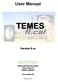 User Manual TEMES Version 8.xx Advanced Services GmbH Hoher Steg Lauffen/N.
