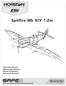 Spitfire Mk XIV 1.2m. Instruction Manual Bedienungsanleitung Manuel d utilisation Manuale di Istruzioni