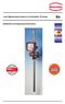 Level Measurement based on Archimedes Principle. Installation and Operating Instructions
