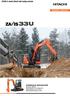 ZAXIS-5 series Short-tail-swing version