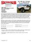 Jeep TJ Wrangler 2.5 - 3 Suspension Lift Installation Instructions