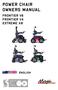 Power Chair OWNERS MANUAL