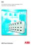 ZS1. Air-insulated medium voltage switchgear, 24 kv Instruction manual BA 398/03 E. ABB Power Distribution