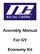Assembly Manual. For G9. Economy Kit