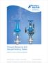 Pressure Reducing and Desuperheating Valves. Solutions for Steam Conditioning Applications.