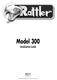 Model 300 Installation Guide