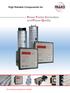 High Reliable Components for Power Factor Correction and Power Quality