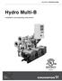 GRUNDFOS INSTRUCTIONS. Hydro Multi-B. Installation and operating instructions