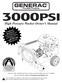 High Pressure Washer Owner s Manual. Model No (3,000 PSI High Pressure Washer) Manual No. B5606 Revision 0 (11/14/2000)