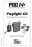 Paglight C6. Professional 6V Lighting Kit. Instruction Manual U5104 ISS A OCT 08