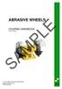 SAMPLE ABRASIVE WHEELS COURSE HANDBOOK FIRST EDITION. C. N. Perry MBA PgD CMIOSH AIIRSM RMaPS Highcliffe Safety Services Tel :