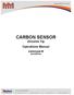 CARBON SENSOR Zirconia Tip Operations Manual. Carbonseer-M QuickSilver