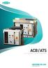 ACB/ATS Air Circuit Breaker / Automatic Transfer Switch