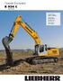 Crawler Excavator R 934 C. Operating Weight: 32,600 33,500 kg Engine Output: 150 kw / 203 HP Stufe IIIA / Tier 3 Bucket Capacity: