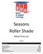 Seasons Roller Shade
