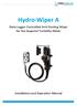 Hydro-Wiper A. Data Logger Controlled Anti-Fouling Wiper for the Seapoint Turbidity Meter. Installation and Operation Manual