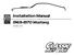 Installation Manual Mustang DOCUMENT # ClassicAutoAir / 2.12vs3