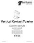 Vertical Contact Toaster