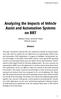 Analyzing the Impacts of Vehicle Assist and Automation Systems on BRT