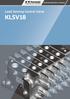 Precision Machinery Company. Load Sensing Control Valve KLSV18