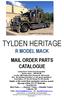 TYLDEN HERITAGE R MODEL MACK MAIL ORDER PARTS CATALOGUE