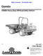Gondo. 4400EX Heavy Duty Off Road Utility Velhicle P Parts Manual. Copyright 2010 Printed 06/07/10